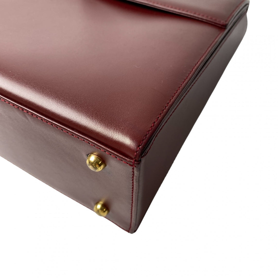 美品 カルティエ Cartier レディース ハンドバッグ ターンロック マストライン