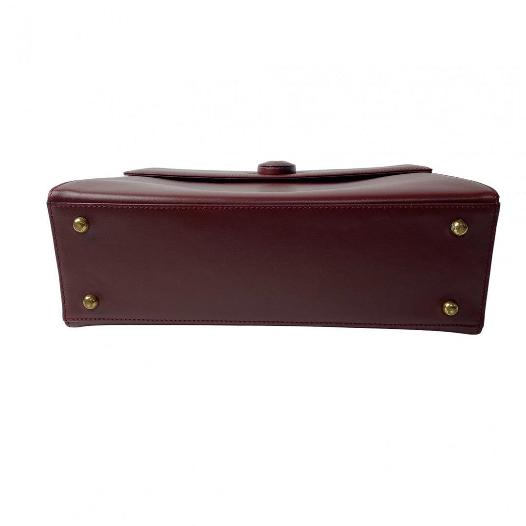 美品 カルティエ Cartier レディース ハンドバッグ ターンロック マストライン