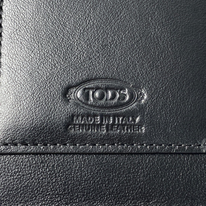 トッズ TOD's T タイムレス フォンショルダー ショルダーバッグ 斜めがけ クロスボディ ゴールド ブラック 黒