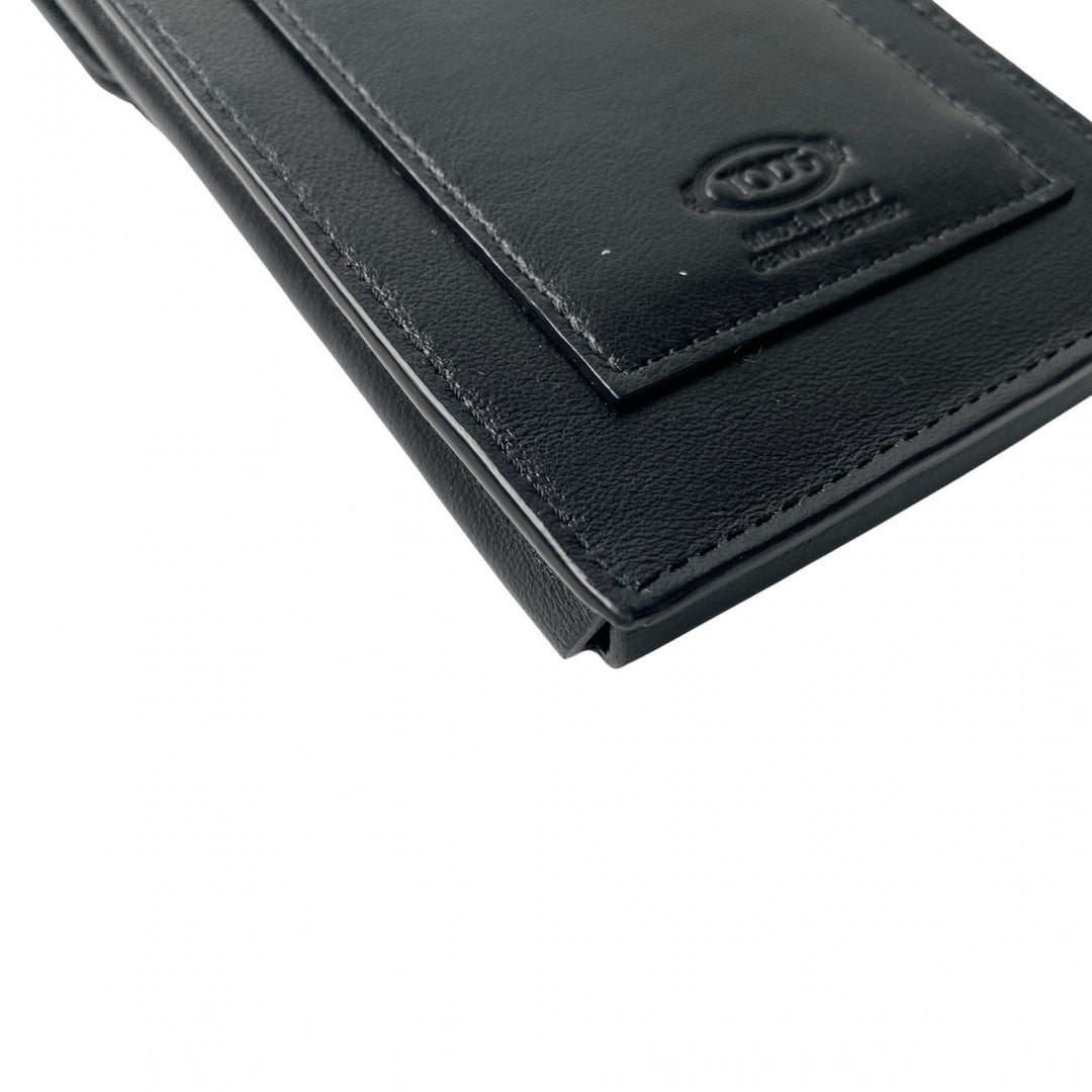 トッズ TOD's T タイムレス フォンショルダー ショルダーバッグ 斜めがけ クロスボディ ゴールド ブラック 黒