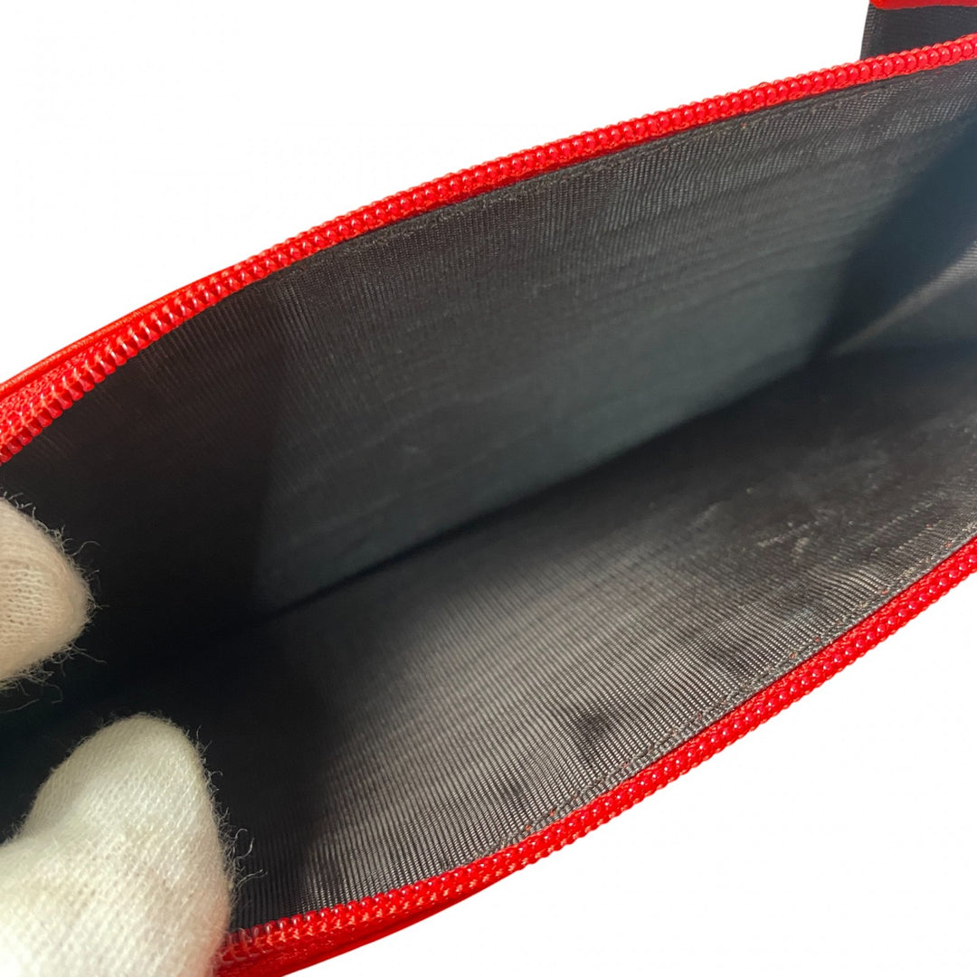 未使用 グッチ GUCCI レディース トラベルケース ディアマンテ レッド ダブルファスナー