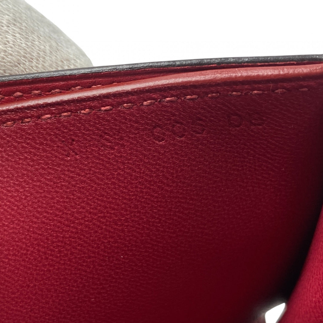 美品 エルメス HERMES レディース バッサンロング 長財布 X刻印 エヴァーカラー