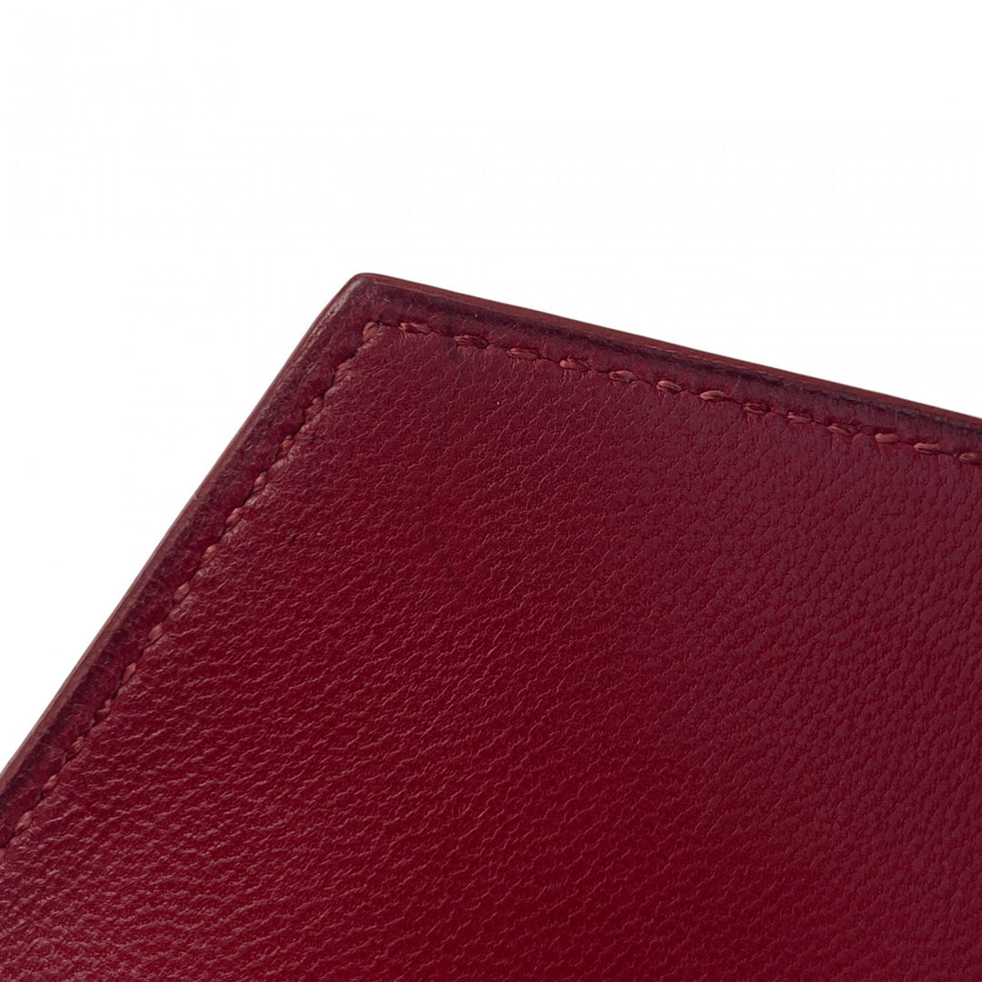 美品 エルメス HERMES レディース バッサンロング 長財布 X刻印 エヴァーカラー