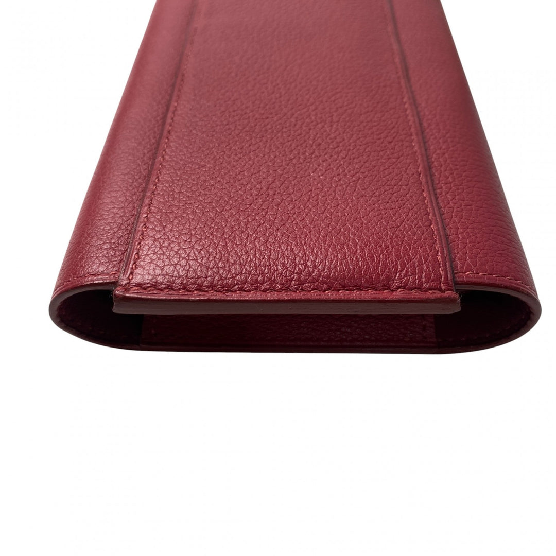 美品 エルメス HERMES レディース バッサンロング 長財布 X刻印 エヴァーカラー