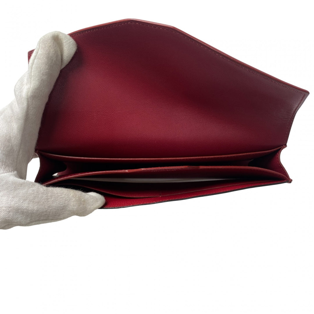 美品 エルメス HERMES レディース バッサンロング 長財布 X刻印 エヴァーカラー