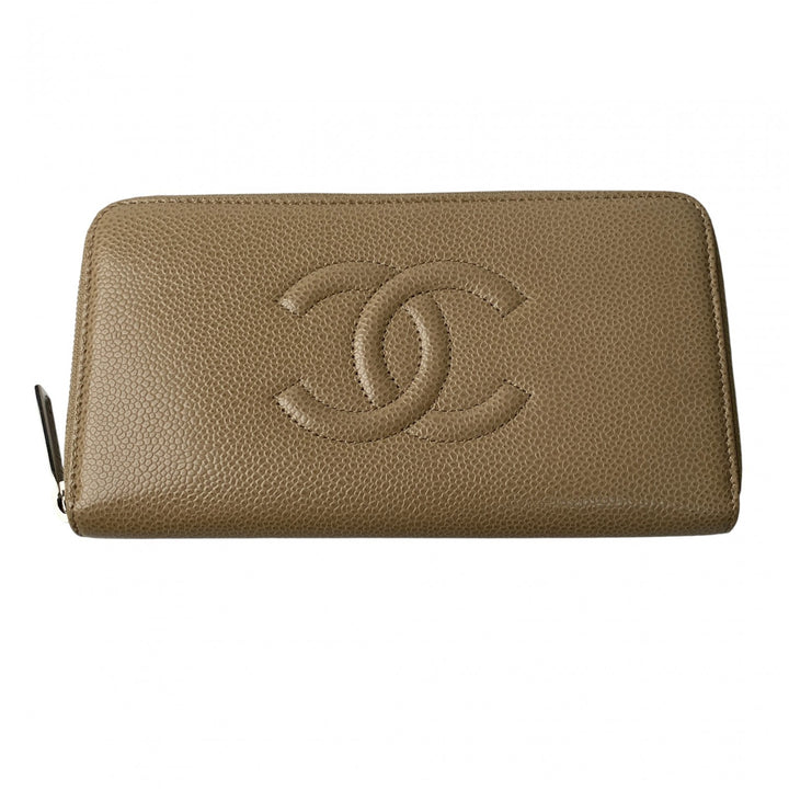 未使用 シャネル CHANEL レディース ココマーク 長財布 キャビア