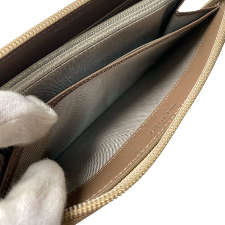 未使用 シャネル CHANEL レディース ココマーク 長財布 キャビア