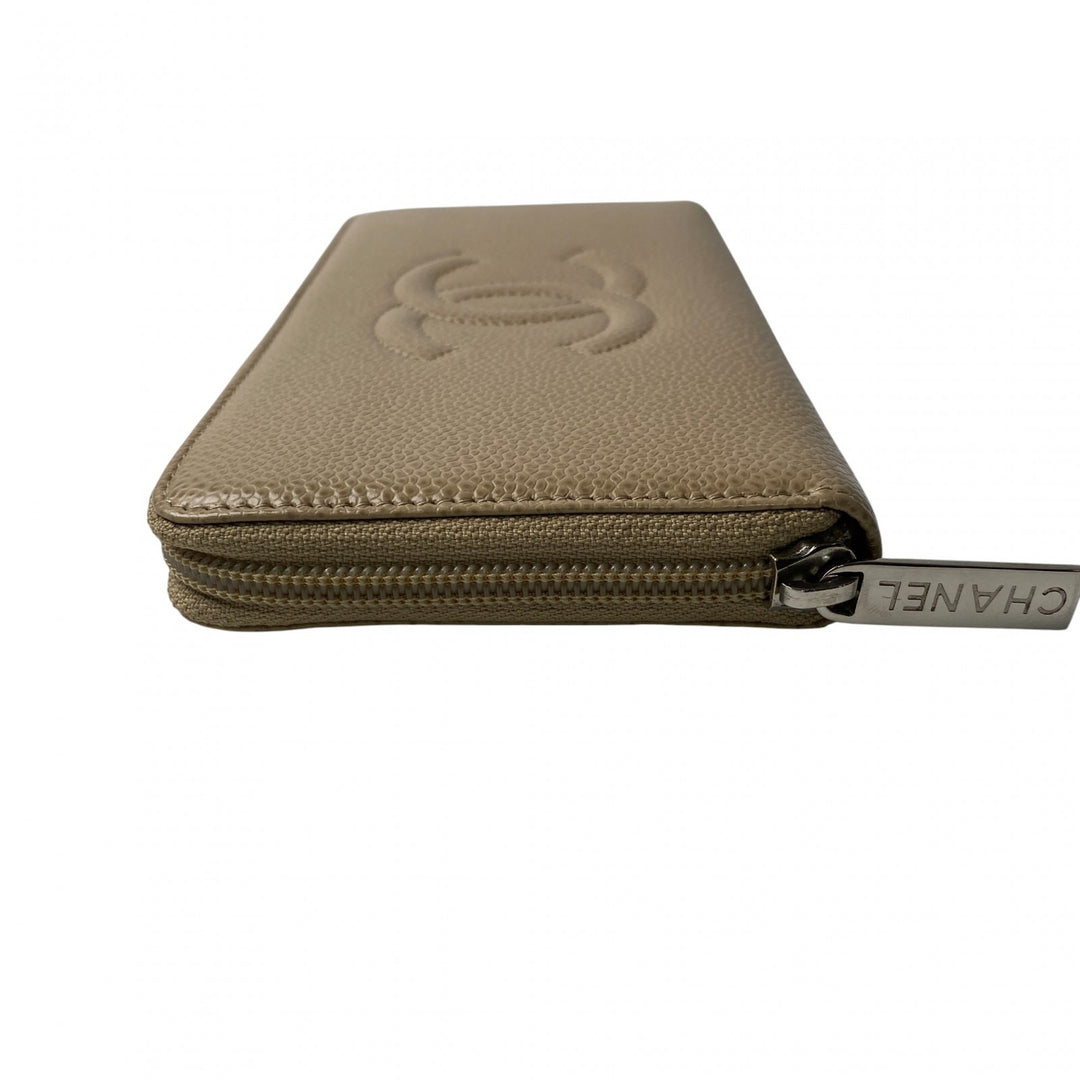 未使用 シャネル CHANEL レディース ココマーク 長財布 キャビア