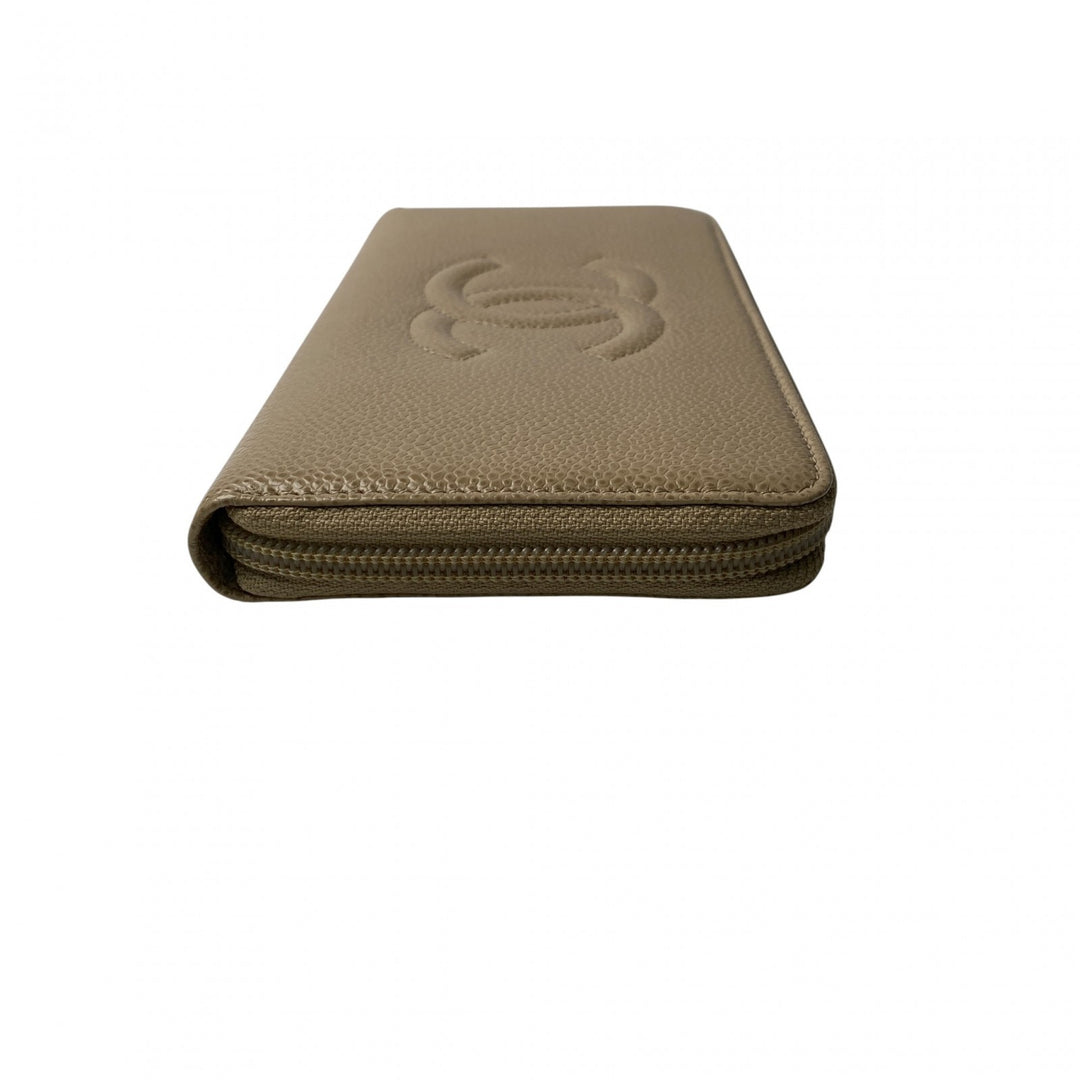 未使用 シャネル CHANEL レディース ココマーク 長財布 キャビア