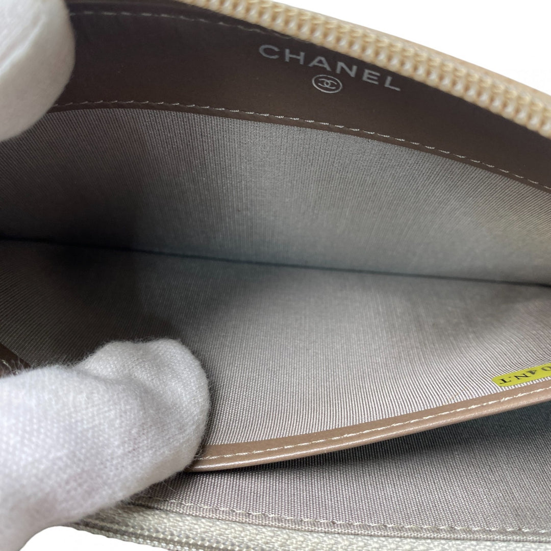 未使用 シャネル CHANEL レディース ココマーク 長財布 キャビア