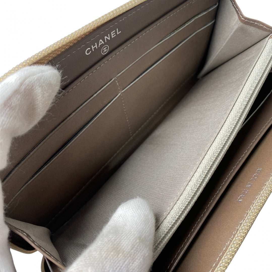 未使用 シャネル CHANEL レディース ココマーク 長財布 キャビア