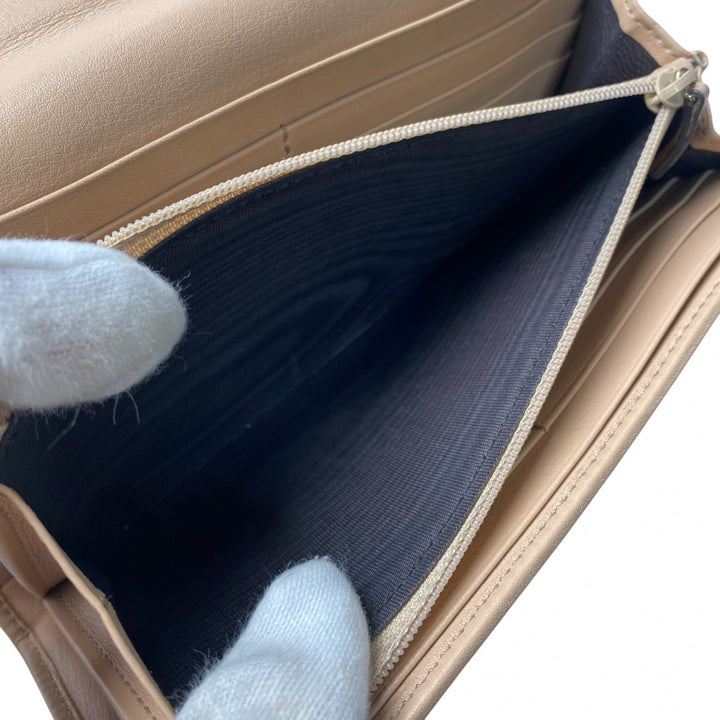 美品 グッチ GUCCI レディース GGキャンバス ハート 長財布