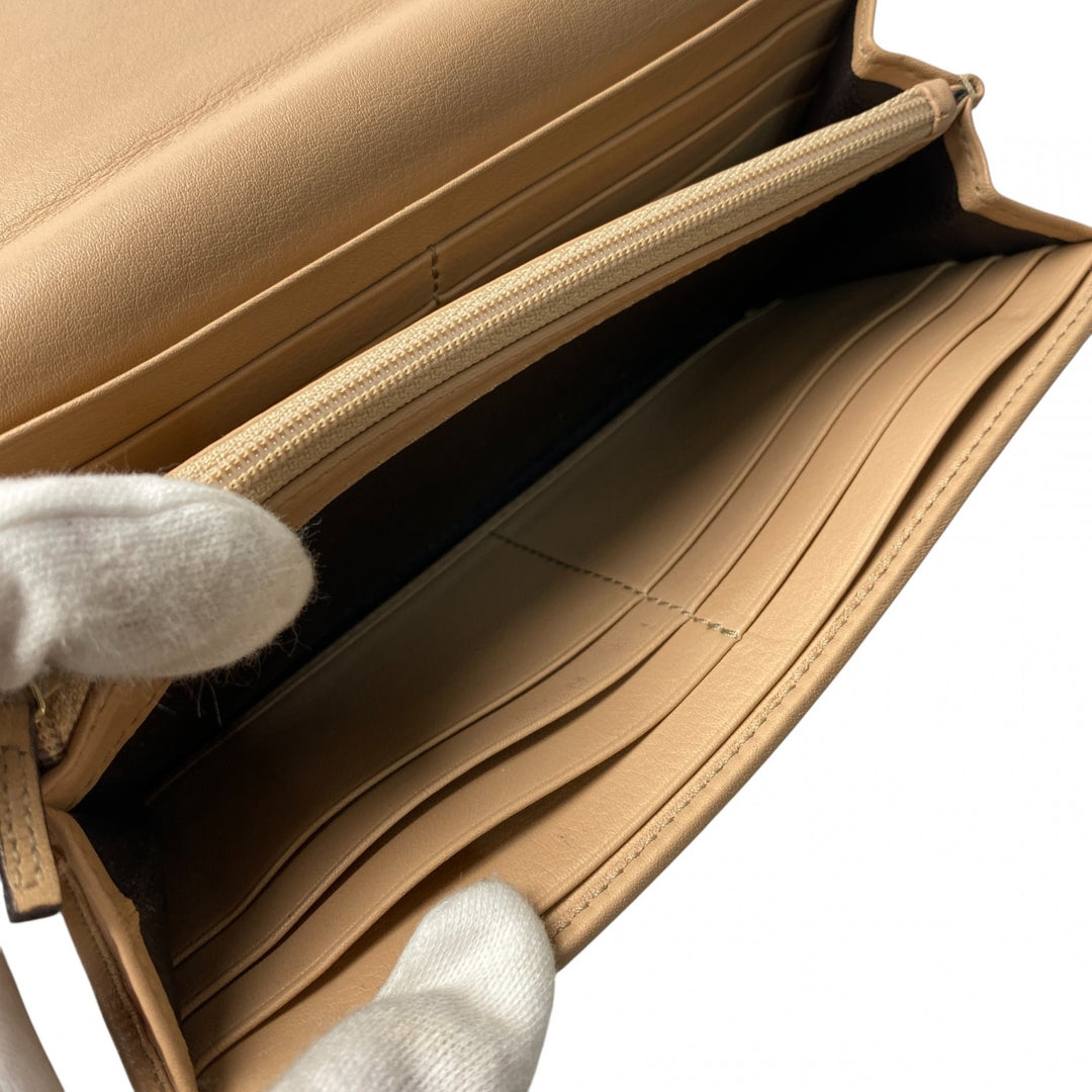 美品 グッチ GUCCI レディース GGキャンバス ハート 長財布