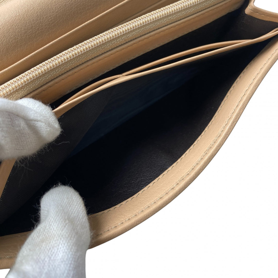 美品 グッチ GUCCI レディース GGキャンバス ハート 長財布