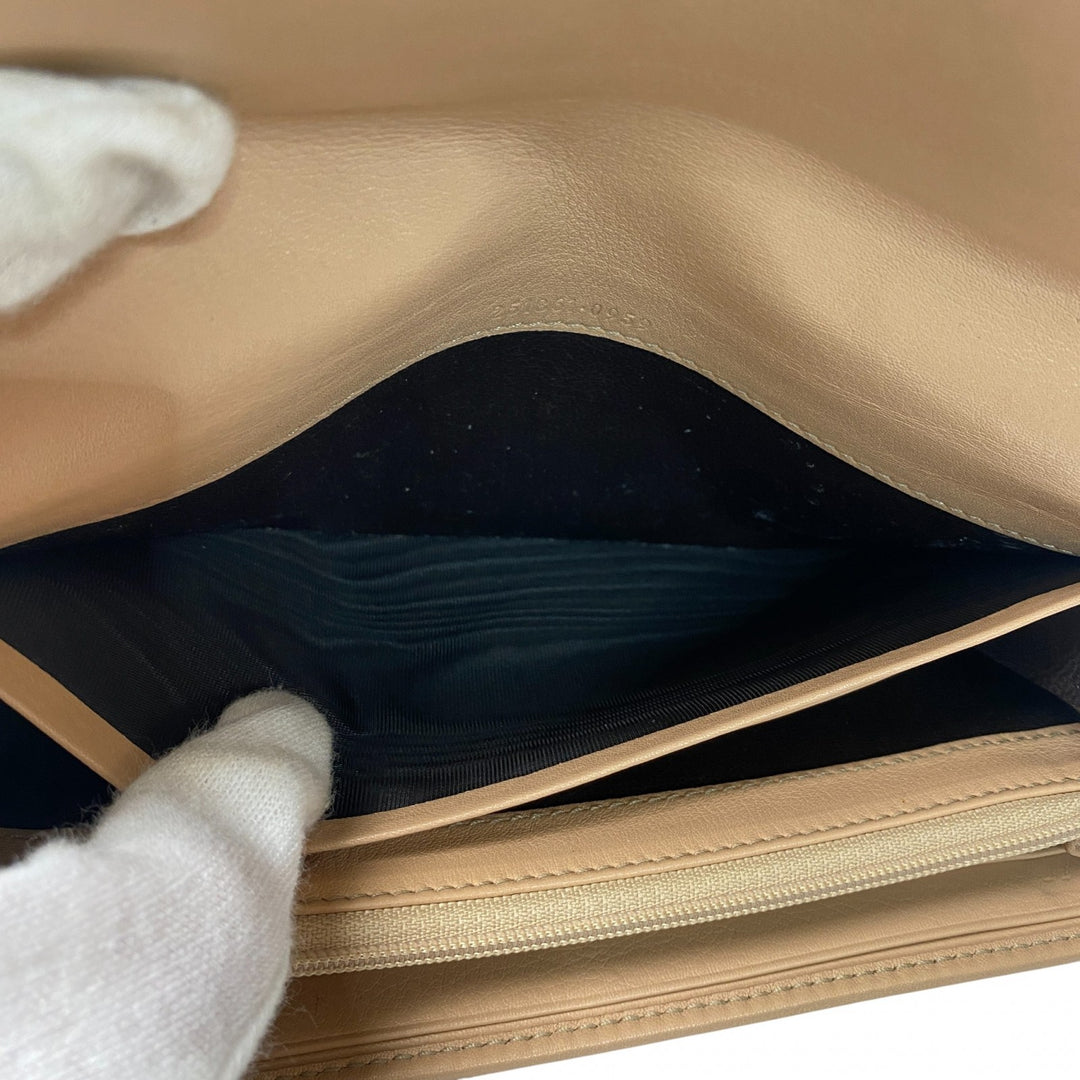 美品 グッチ GUCCI レディース GGキャンバス ハート 長財布