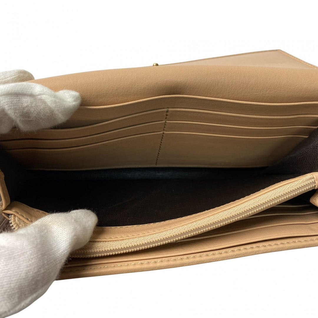 美品 グッチ GUCCI レディース GGキャンバス ハート 長財布