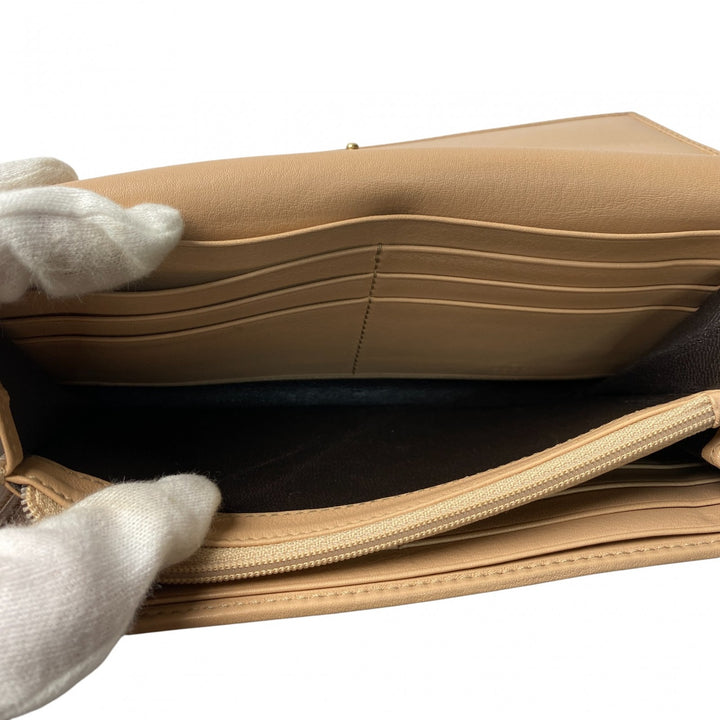 美品 グッチ GUCCI レディース GGキャンバス ハート 長財布