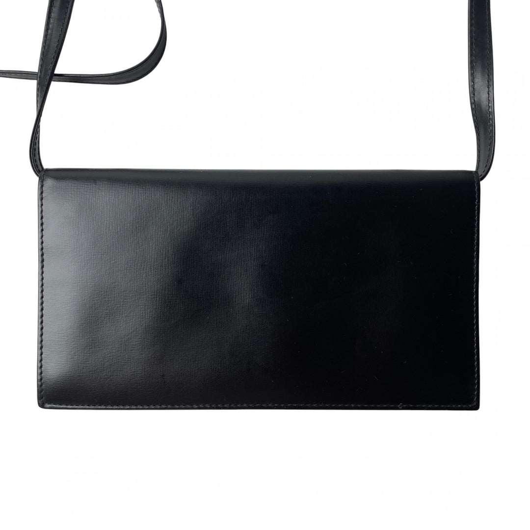 ロエベ LOEWE ショルダーバッグ ポシェット レディース ブラック 黒 レザー 斜めがけ クロスボディ