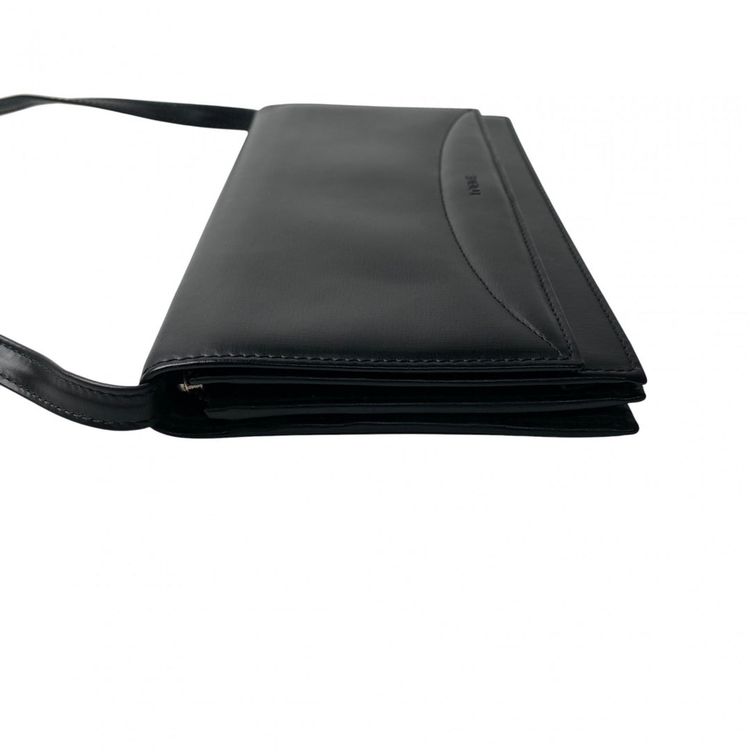 ロエベ LOEWE ショルダーバッグ ポシェット レディース ブラック 黒 レザー 斜めがけ クロスボディ