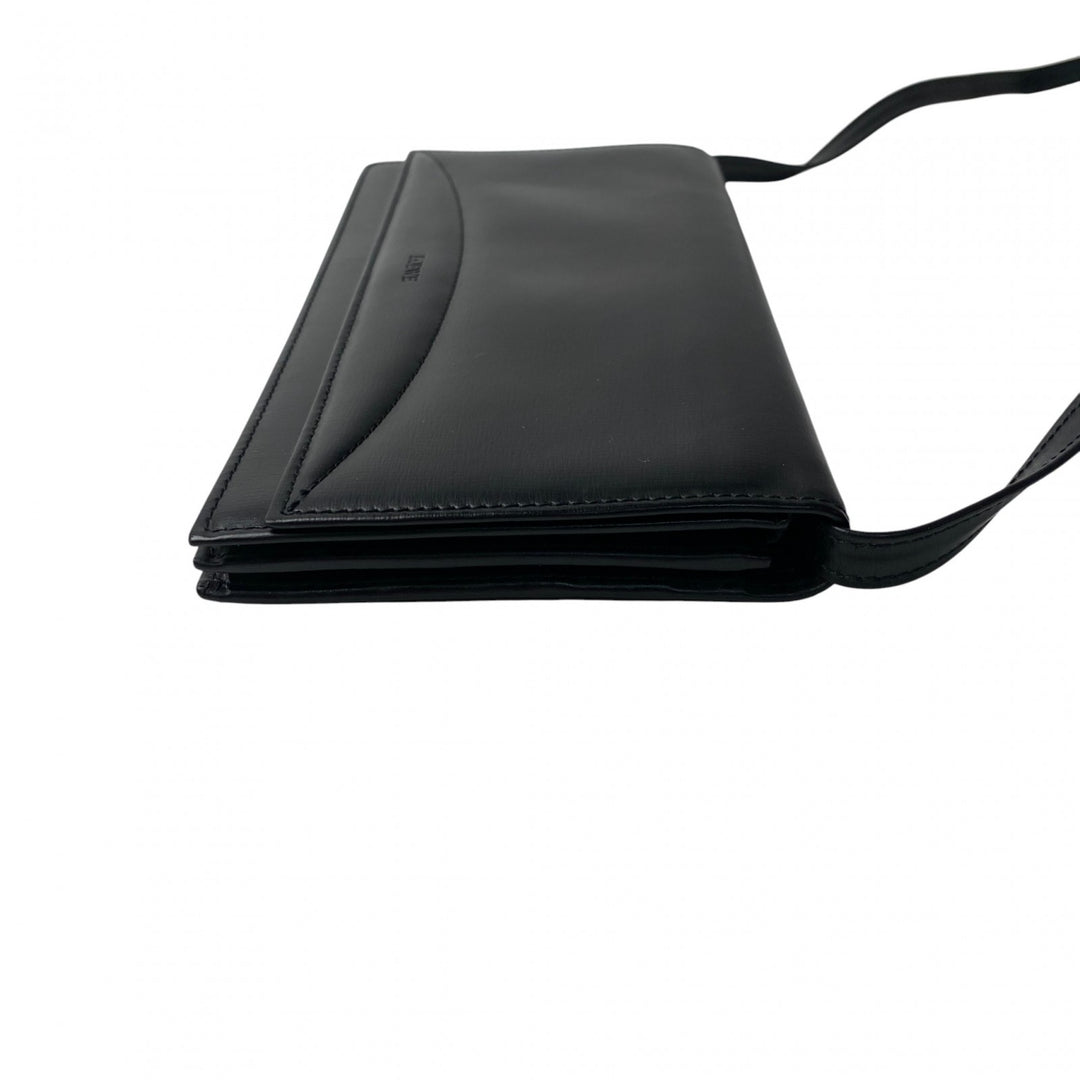 ロエベ LOEWE ショルダーバッグ ポシェット レディース ブラック 黒 レザー 斜めがけ クロスボディ