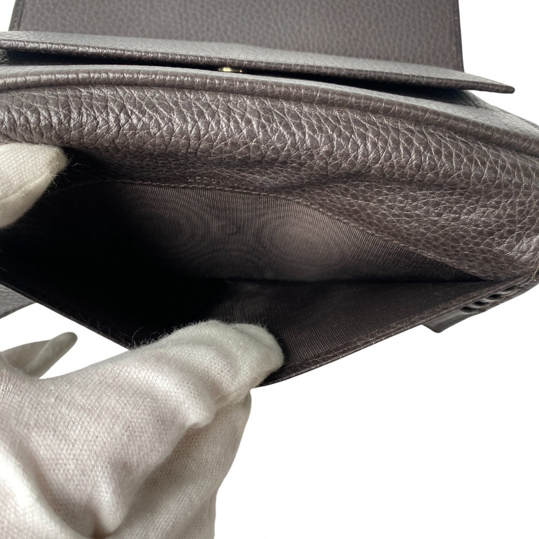 未使用 グッチ GUCCI メンズ グッチシマ レザー GGマーク 長財布