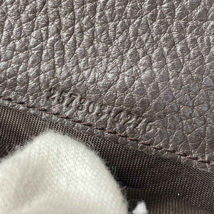 未使用 グッチ GUCCI メンズ グッチシマ レザー GGマーク 長財布