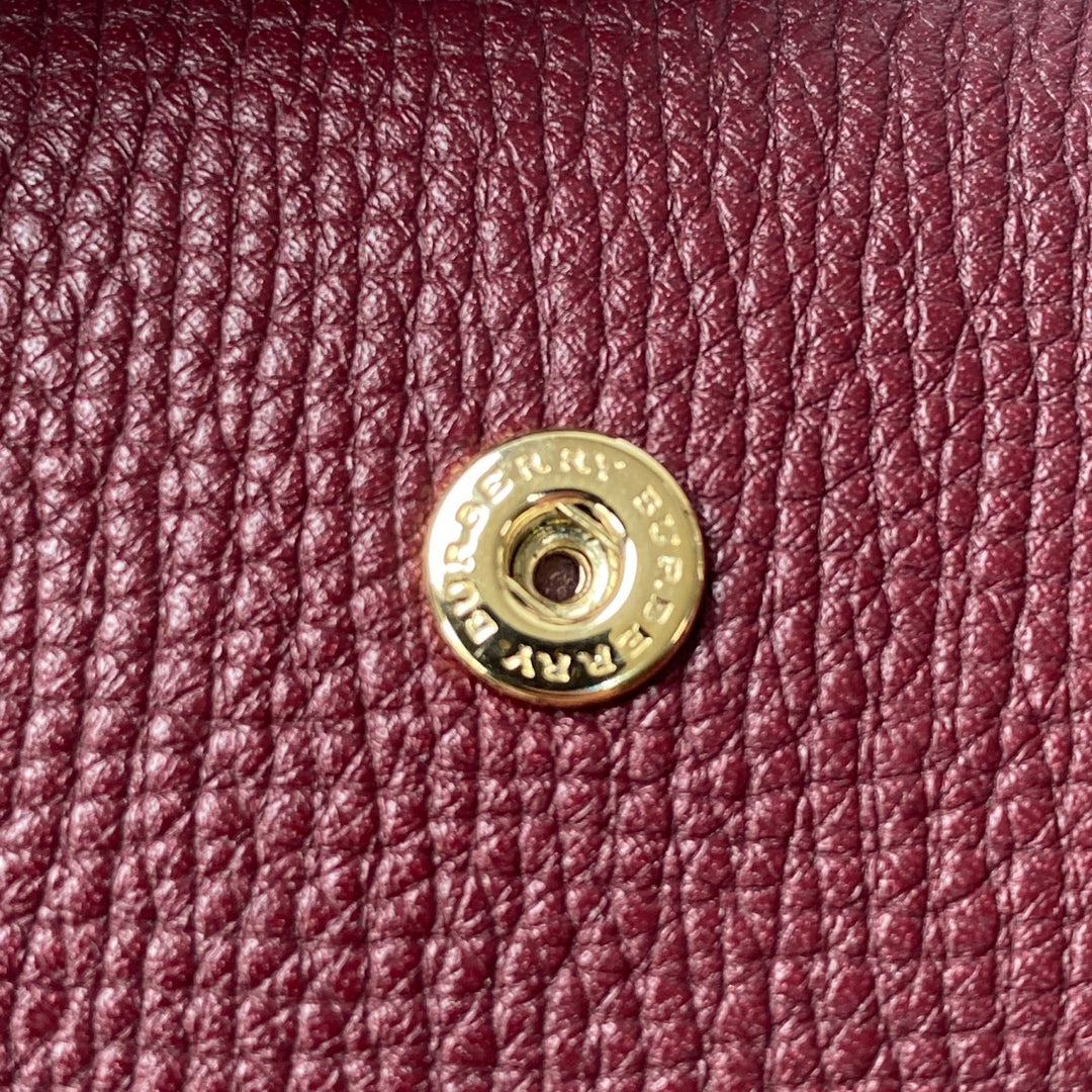 美品 バーバリー Burberry レディース ノバチェック レザー キャンバス 二つ折り財布