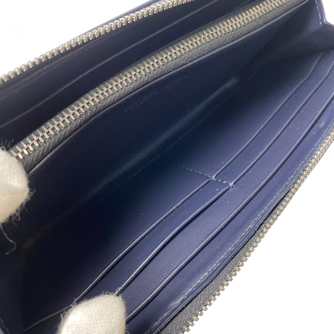 美品 ボッテガヴェネタ BOTTEGA VENETA メンズ バイカラー 長財布 イントレチャート
