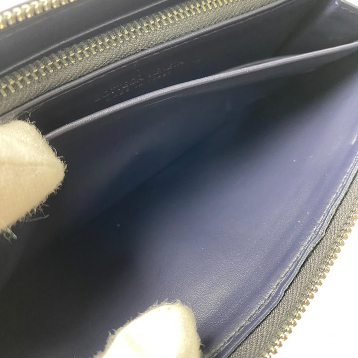 美品 ボッテガヴェネタ BOTTEGA VENETA メンズ バイカラー 長財布 イントレチャート