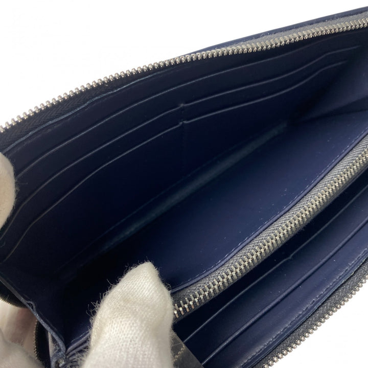 美品 ボッテガヴェネタ BOTTEGA VENETA メンズ バイカラー 長財布 イントレチャート