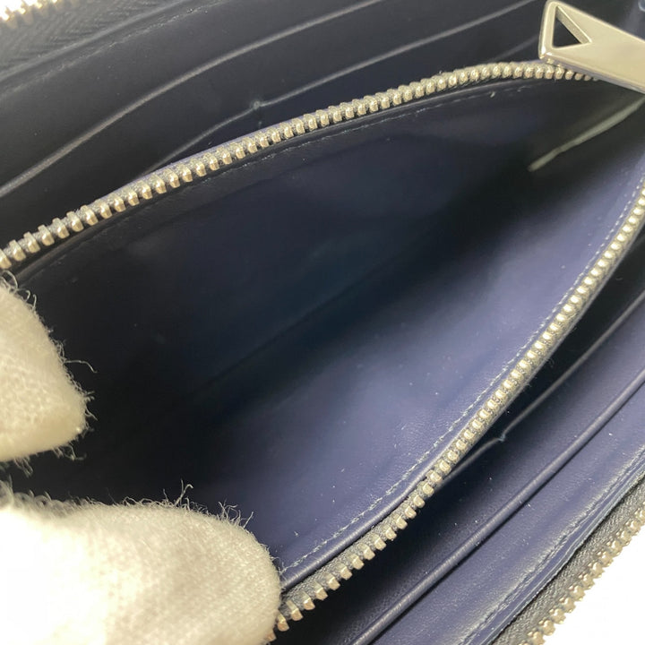 美品 ボッテガヴェネタ BOTTEGA VENETA メンズ バイカラー 長財布 イントレチャート