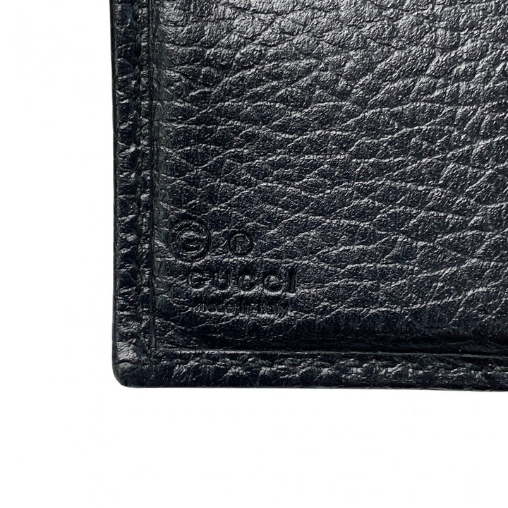 美品 グッチ GUCCI メンズ GGマーク 二つ折り財布