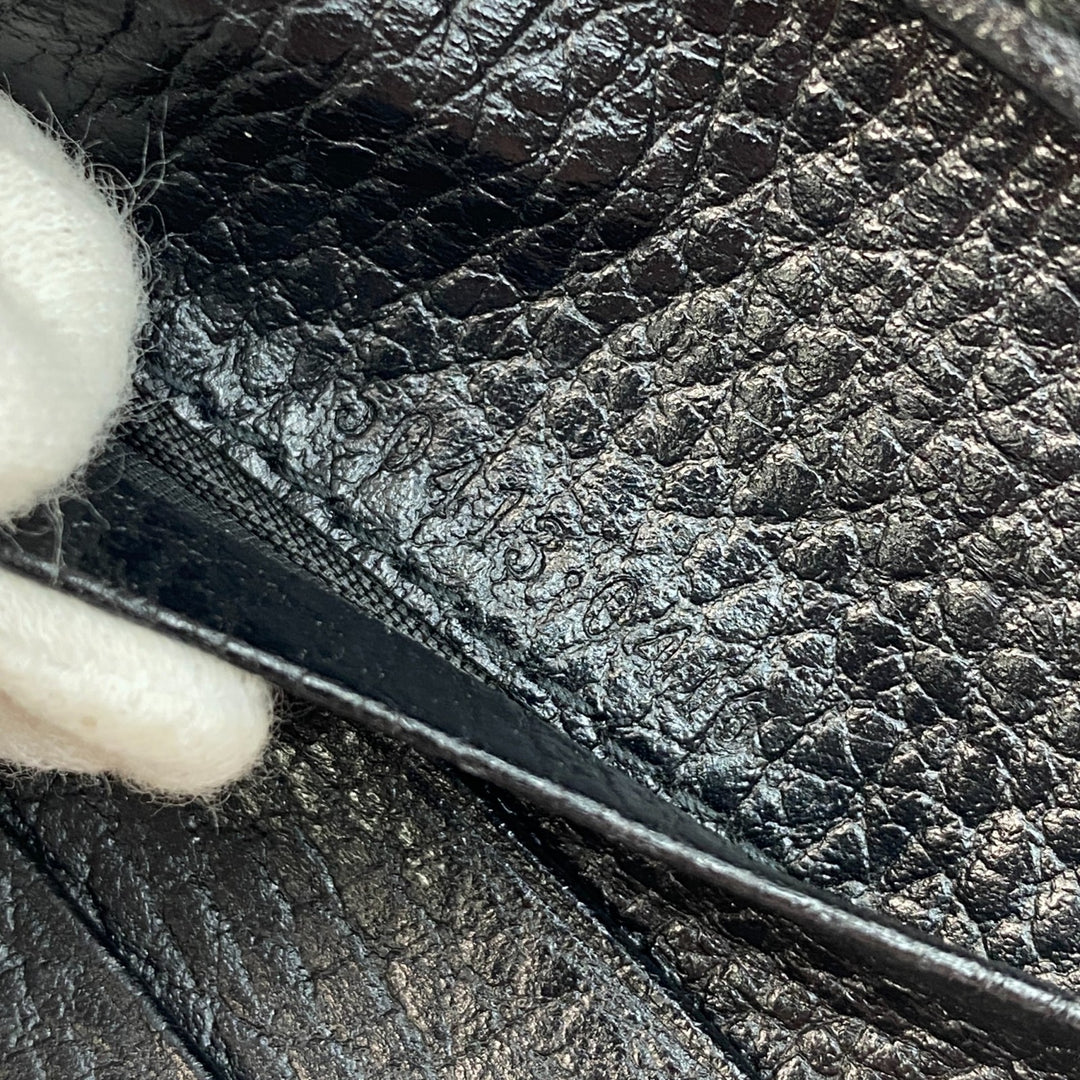 美品 グッチ GUCCI メンズ GGマーク 二つ折り財布