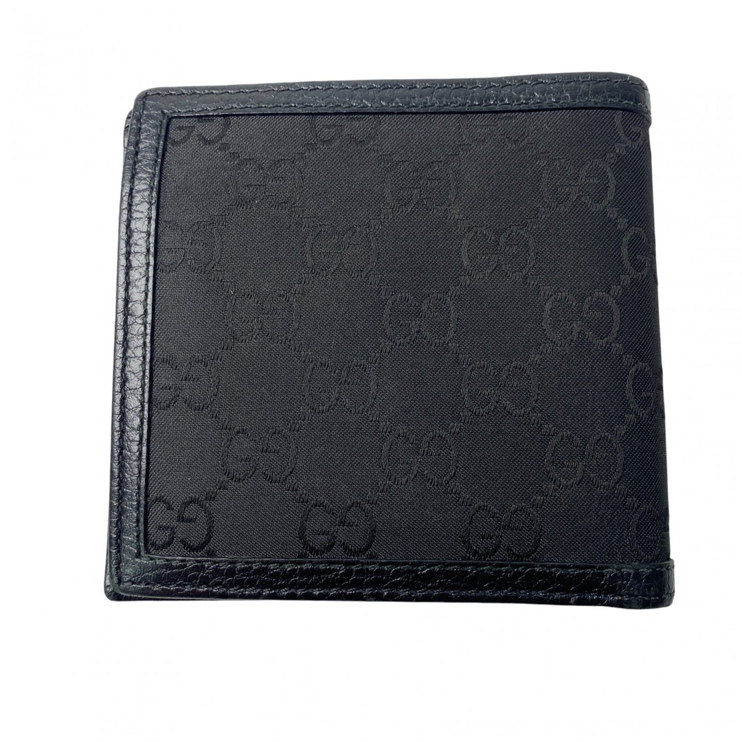 美品 グッチ GUCCI メンズ GGマーク 二つ折り財布
