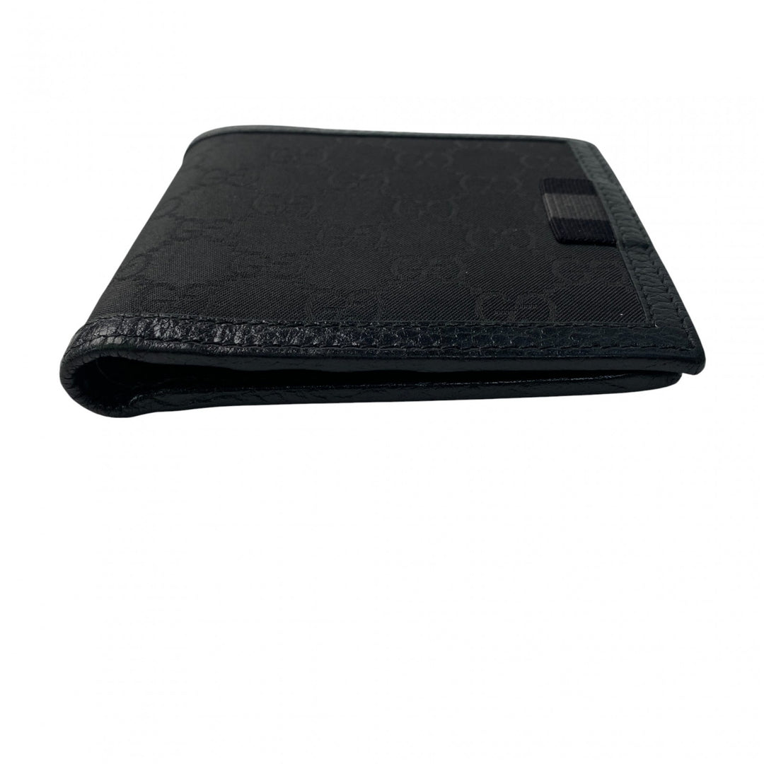 美品 グッチ GUCCI メンズ GGマーク 二つ折り財布