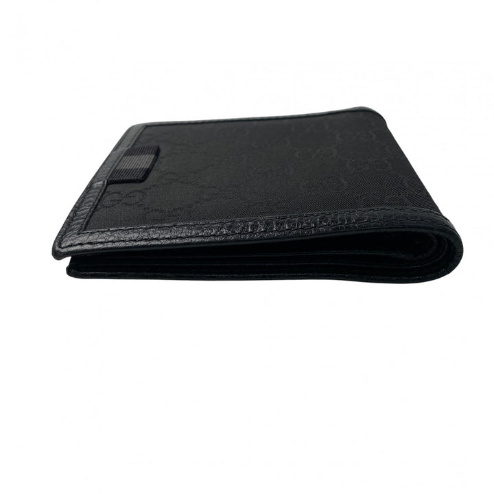 美品 グッチ GUCCI メンズ GGマーク 二つ折り財布