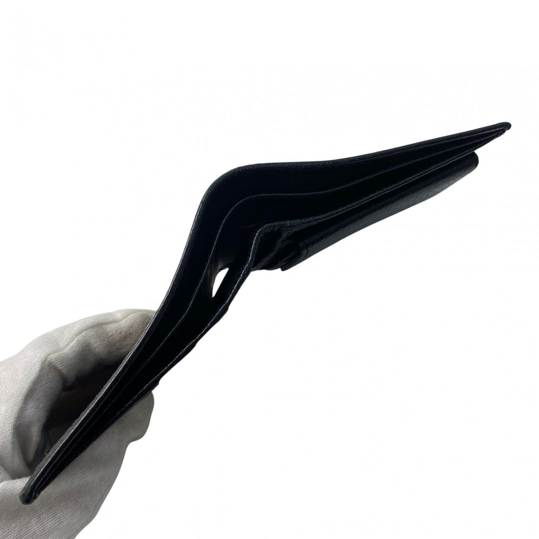 美品 グッチ GUCCI メンズ GGマーク 二つ折り財布