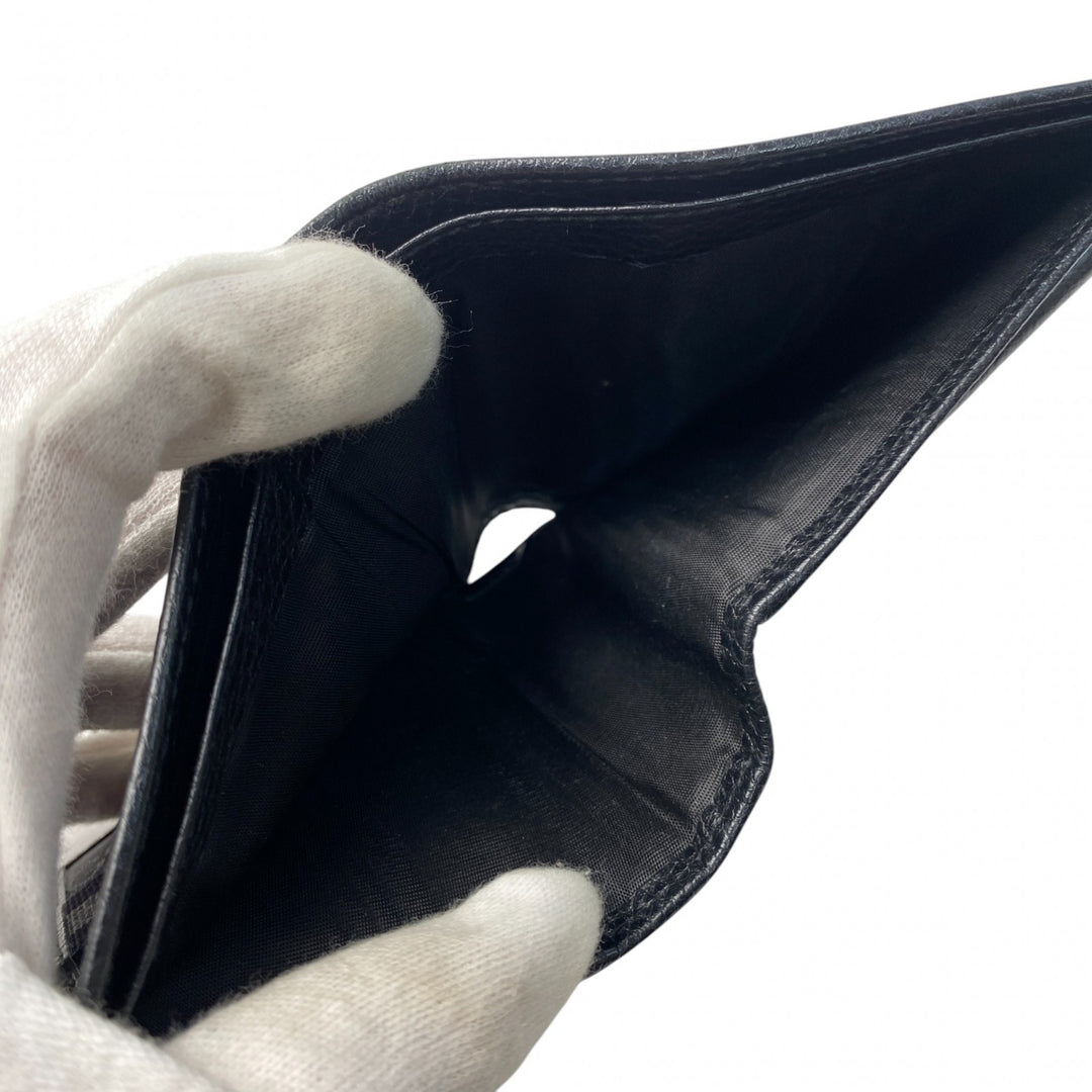 美品 グッチ GUCCI メンズ GGマーク 二つ折り財布