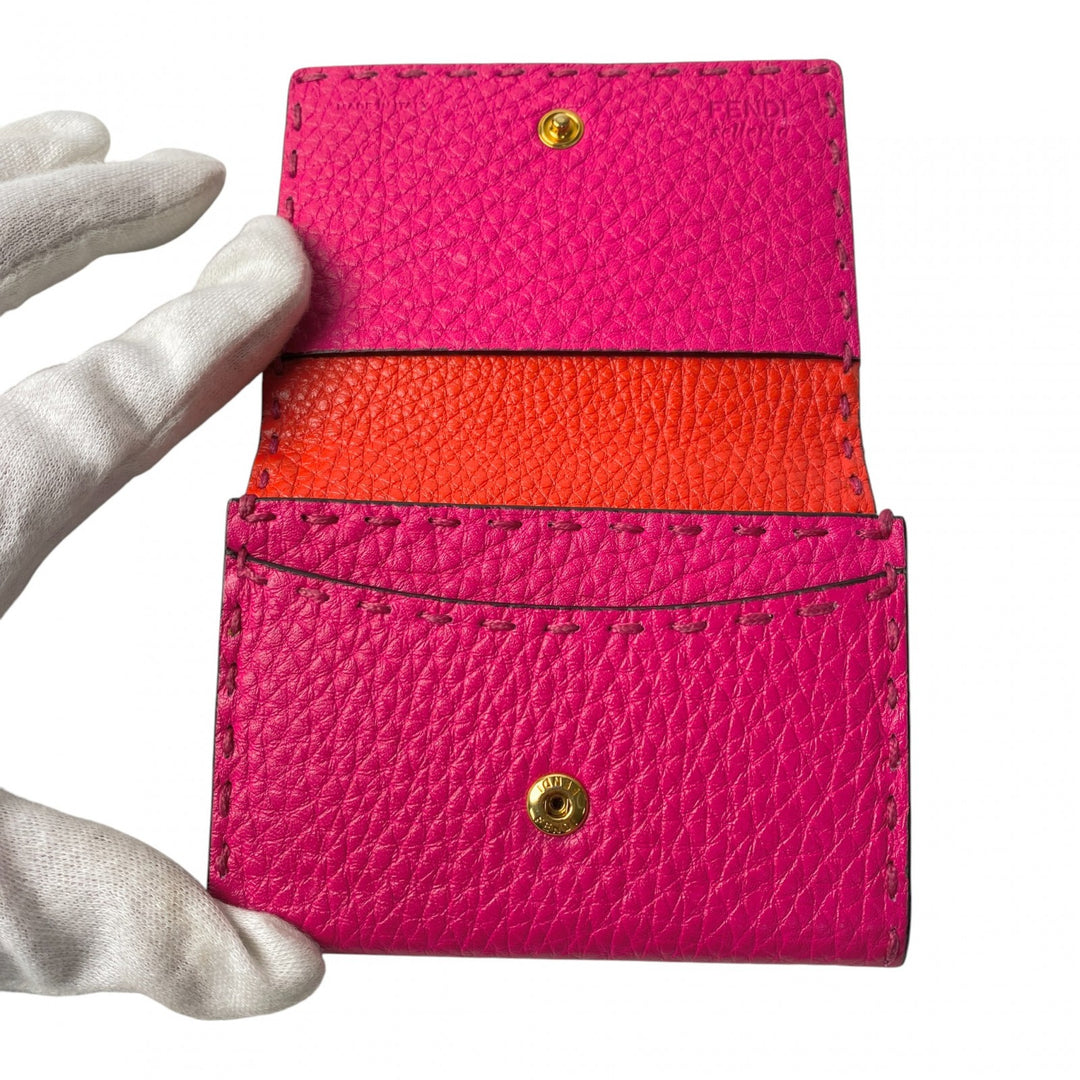 美品 フェンディ FENDI レディース セレリア カードケース 名刺入れ