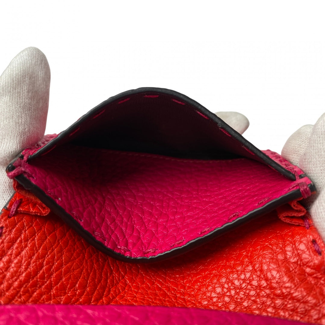 美品 フェンディ FENDI レディース セレリア カードケース 名刺入れ