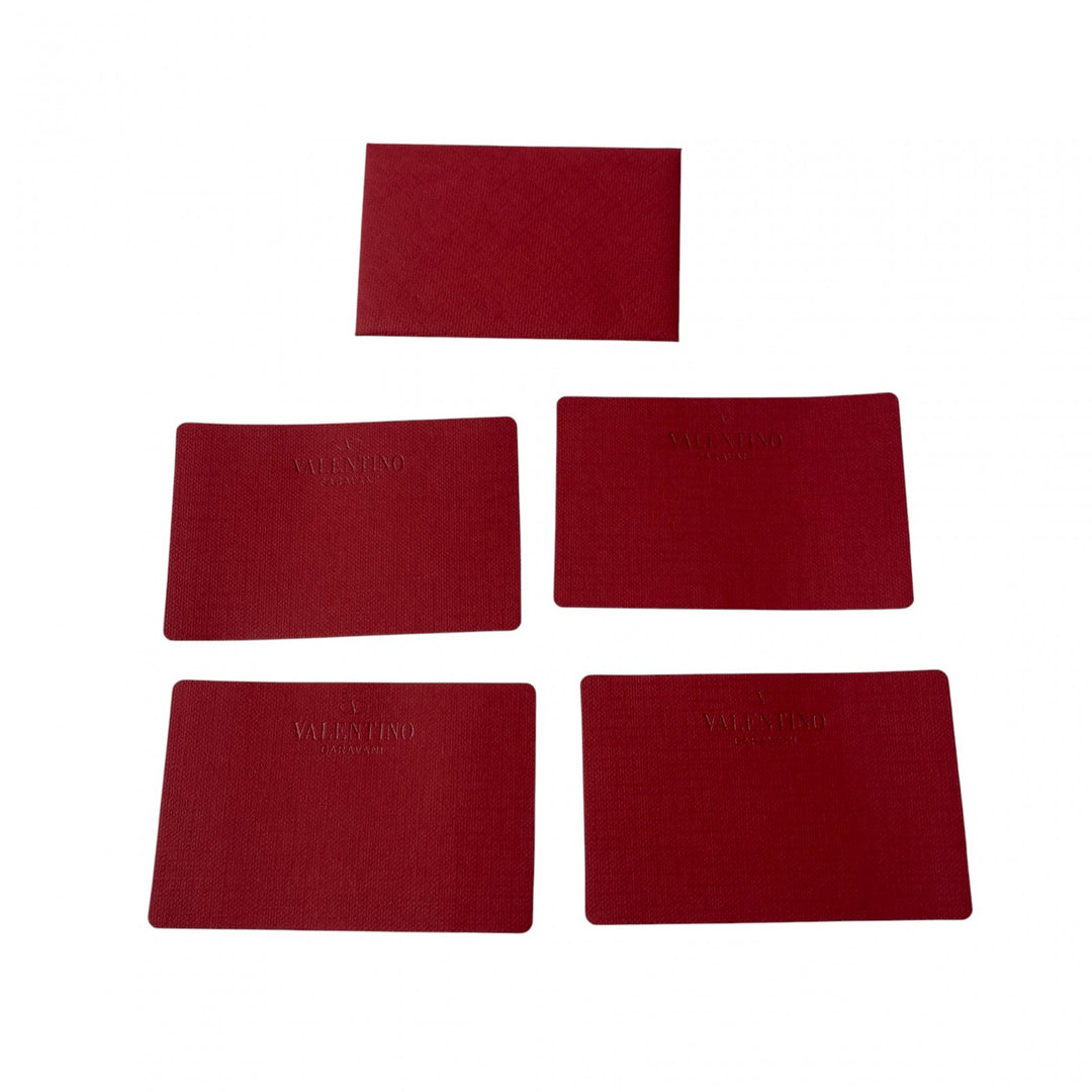 未使用 ヴァレンティノガラヴァーニ valentino garavani レディース スタッズ 二つ折り財布 ブラック レザー お札入れなし