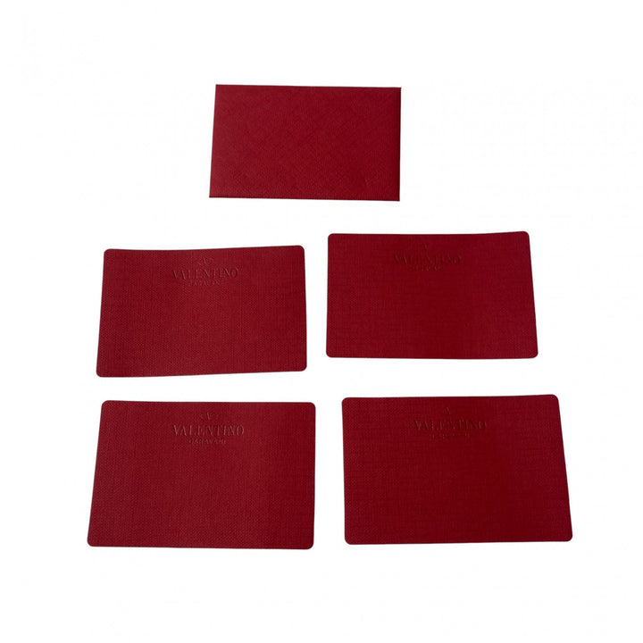 未使用 ヴァレンティノガラヴァーニ valentino garavani レディース スタッズ 二つ折り財布 ブラック レザー お札入れなし