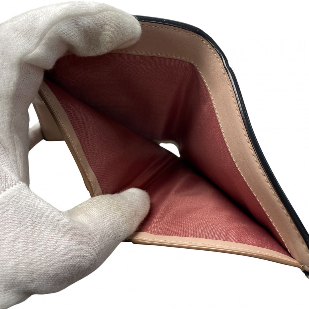 バリー BALLY レディース 二つ折り財布 コンパクトウォレット レザー ブラック