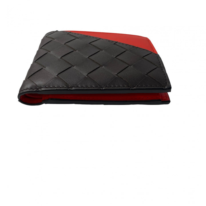 未使用 ボッテガヴェネタ BOTTEGA VENETA メンズ イントレ 二つ折り財布