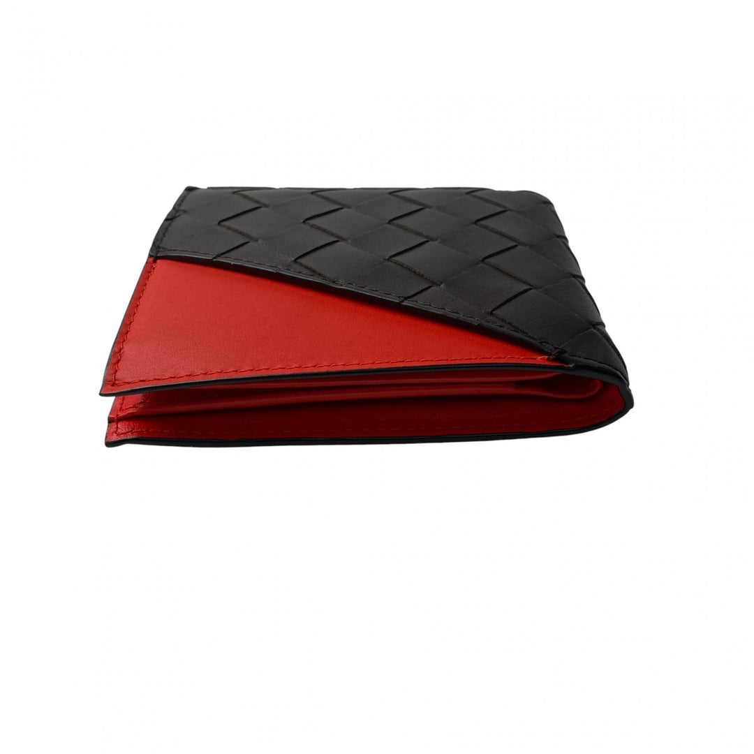 未使用 ボッテガヴェネタ BOTTEGA VENETA メンズ イントレ 二つ折り財布