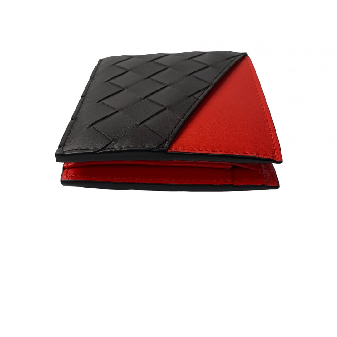 未使用 ボッテガヴェネタ BOTTEGA VENETA メンズ イントレ 二つ折り財布