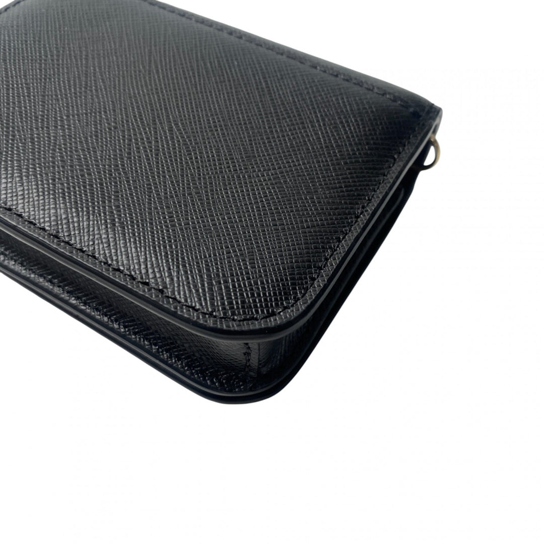 美品 ケイトスペード kate spade レディース 二つ折り財布 チェーンショルダー 斜めがけ クロスボディ