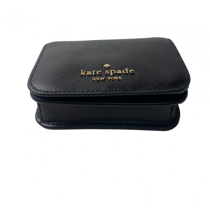 美品 ケイトスペード kate spade レディース 二つ折り財布 チェーンショルダー 斜めがけ クロスボディ