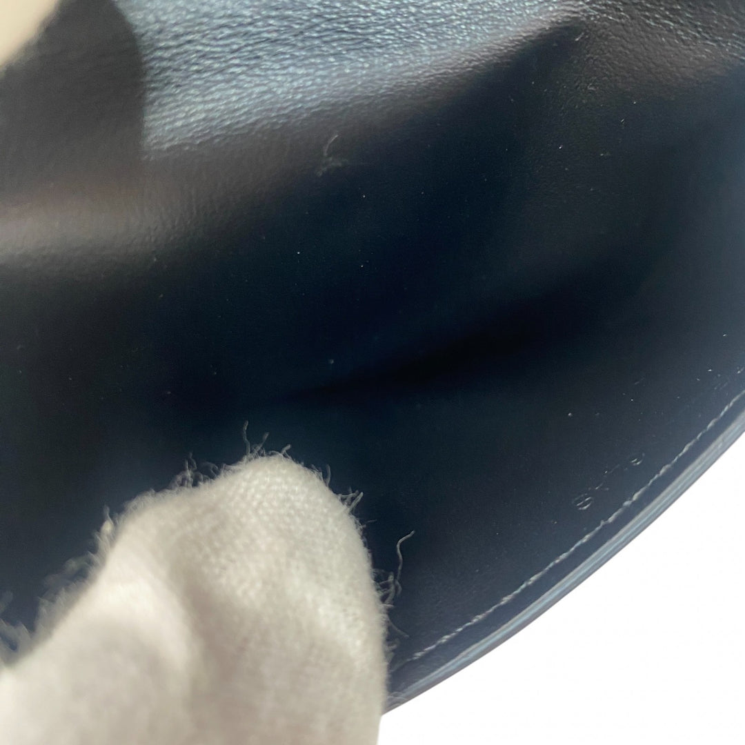 美品 バーバリー Burberry レディース 二つ折り財布 チェーンショルダー 斜めがけ クロスボディ