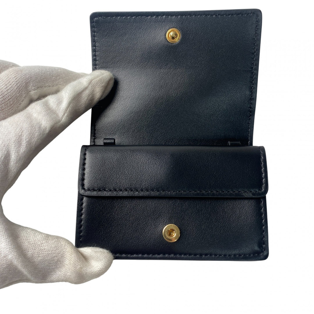 美品 バーバリー Burberry レディース 二つ折り財布 チェーンショルダー 斜めがけ クロスボディ